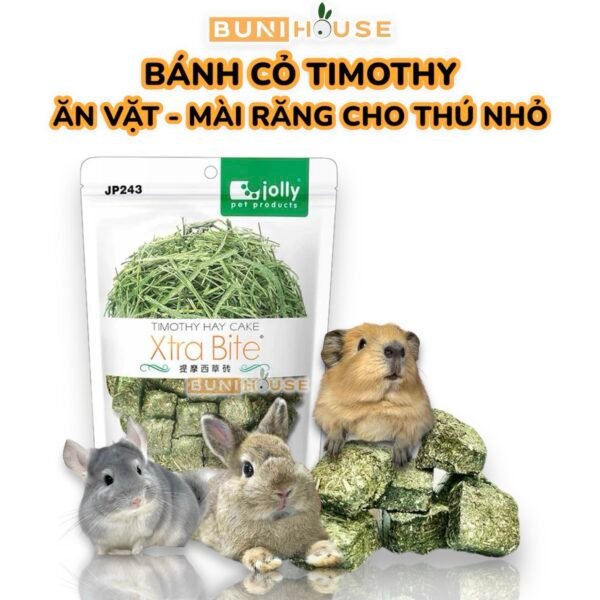 Bánh Cỏ Timothy Mài Răng Jolly 140g